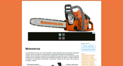 Desktop Screenshot of motosierras.info