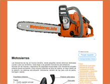 Tablet Screenshot of motosierras.info